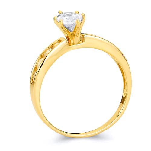 14k Yellow Gold SOLID Marquise Shape Wedding Engagement Ring2