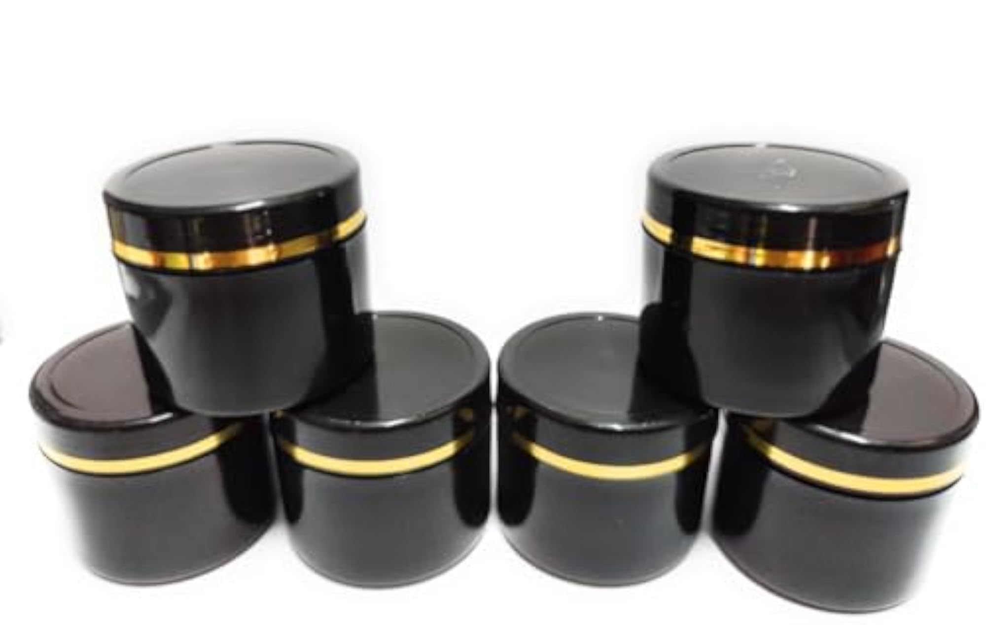 SHREE MAHA Black Empty Gold Ring Container Pack of 12 pcs