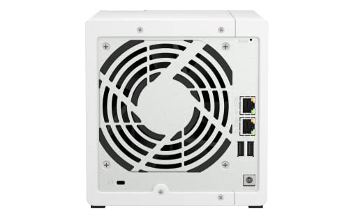 Image of QNAP TS-433-4G-44W-US 4 Bay NAS with 12TB Storage Capacity, Preconfigured RAID 5 WD Red Plus HDD Bundle, 2.5GbE Ports