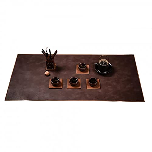 Dessous de tasse et chemin de table marron pour repas en intérieur