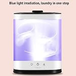 Du calme Mini laveuse, Nettoyage puissant. Taille compacte, Simple à utiliser pour la salle de bain, le balcon ou la cuisine (US Prise)