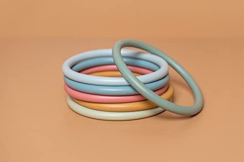 Anneaux d'activité de lancer en PVC jeu de coordination œil-main 3 ans