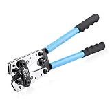TUOYAO Battery Cable Lug Crimping Tool,Wire Crimper Tool,AWG 10-1/0 for Heavy Duty Wire Lugs,Battery