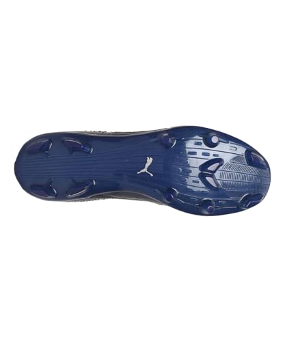 Image of PUMA | ONE 2 Leather FG Football Boots | Sodalite Blue-Silver-Peacoat | 11UK