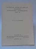  Revisional notes on African Charaxes (Lepidoptera: Nymphalidae) Part IV
