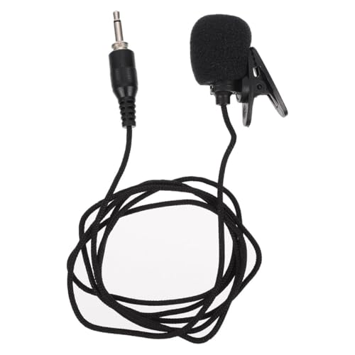 Abaodam Lavalier Microphone for Camera Portable Clip Mic for Recording Vocals Threaded Lavalier Mic Lightweight and Play Convenience for Home and
