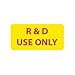 R&D USE ONLY warning labels 1