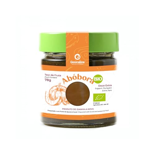 GEOCAKES Mermelada Ecologica/Organica/Biológica de Calabaza EXTRA (250g)
