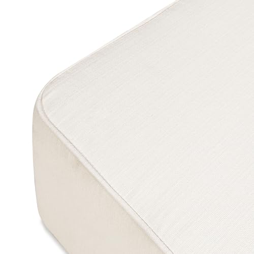 Davinci Universal Gliding Ottoman in Performance Cream Linen, Greenguard Gold & CertiPUR-US Certified - image 5