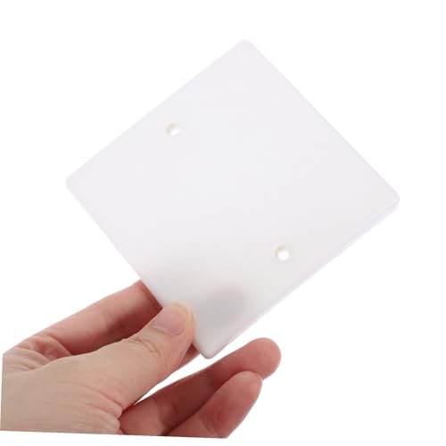 Cubiertas de enchufes rectangulares OSALADI de PP ignífugo para pared y techo 5