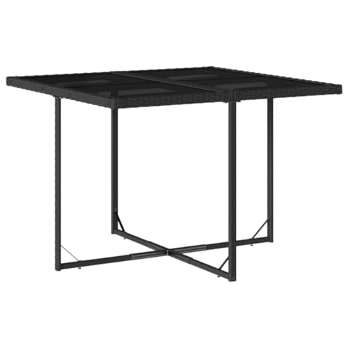Salon de jardin en rotin synthétique 9 pièces résistant aux intempéries - 4