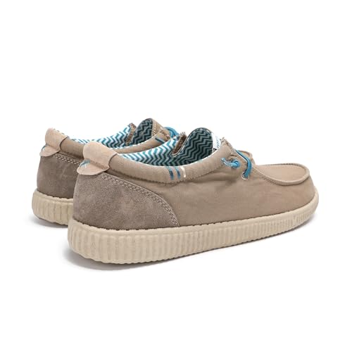 PITAS Ledro Men’s Casual Loafers | Cotton & Suede Upper | Lightweight & Comfortable Slip-On Shoes for Men3