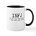 CafePress INFJ: Read Soul Lg Mug Ceramic Coffee Mug, Tea Cup 11 oz