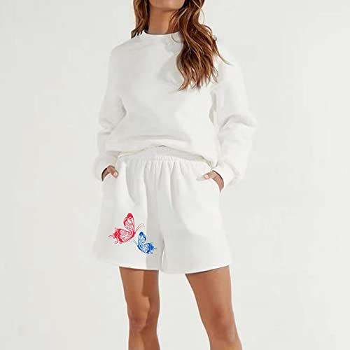 4Th Of July Navy Blue Loose Pants Women Womens Running Shorts Workout Elastic Waist Athletic Yoga Pants Pants Plaid Dress Pants For Women Loose Pants Women Vacation 4Th Of July Loose Pants For Women #TOP1