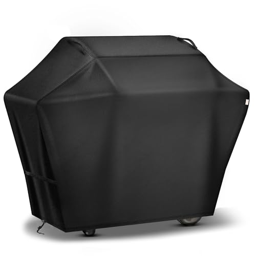 Olforce Grill Cover 48 Inch for Outdoor Grill Grill Cover for Outdoor Waterproof Weather Resistant UV & Fade Resistant Compatible with Weber Nexgrill Charbroil Kenmore Gas BBQ Black
