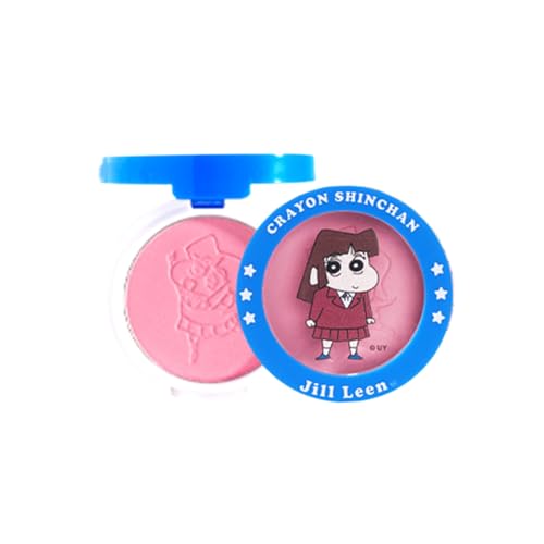 jill leen. ジルリーン&クレヨンしんちゃん連名 チーク 血色感 ナチュラル ふんわり発色 パウダーチーク 透明感 ピンクチーク オレンジチーク イエベ ブルべ コンパクト 人気 プレゼント 17色