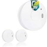 Smartwares set di 2 rilevatori di fumo - Batterie sostituibili con durata di 5 anni - Rilevamento rapido e affidabile - 85 dB - FSM-11752