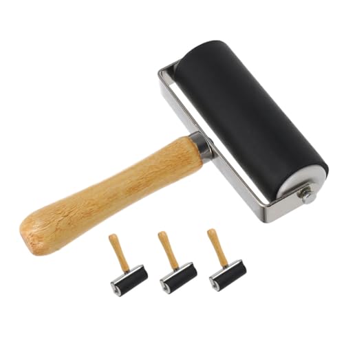 Housoutil Plastic Rollers 10cm Stamping Rollers for Boys and Girls for Craft Printing