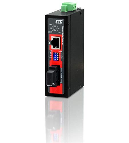 IMC-100C-E-SC002 Compact Fast Ethernet multimode Fiber Industrial Media Converter 2Km, Extreme Temp.