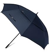 G4Free 72 Inch Huge Large Oversize Golf Umbrella Automatic Open Double Canopy Vented Windproof St...