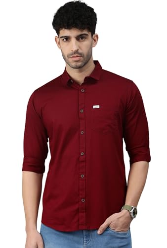 Image of Majestic Man Men Classic Slim Fit Pure Cotton Casual Shirt