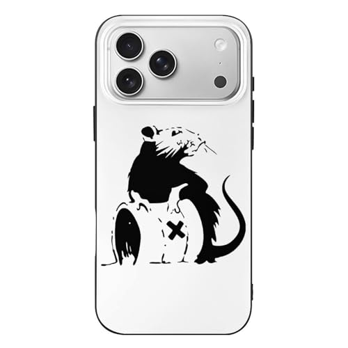 X}zP[X iPhone 17 Pro Max P[X Banksy oNV[ KXP[X ƌ݊̂ gуP[X ACtH 17 Pro Max P[X Case CX[dΉ TPU ϏՌ lC