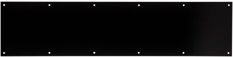 National Hardware N270-350 Kickplate, Matte Black, 6" x 30"