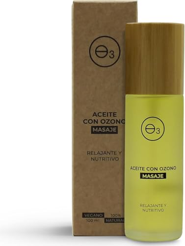 OZONO D'OR - Aceite Masaje con ozono 100% Natural BIO, Potente Relajante Muscular, Antiinflamatorio, Oxigenante y Analgésico | Aceite Masajes Corporales Profesional para Dolores Musculares | 100 ml.