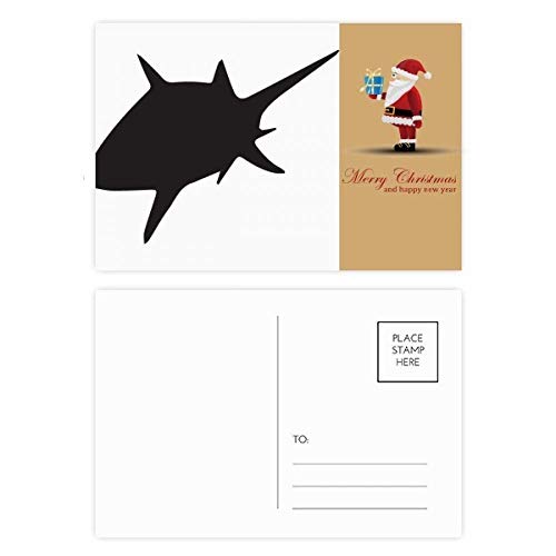 Cartes postales requin noir Blue Ocean : lot de 20 cartes correspondance mer