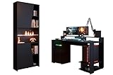 Gaming Schreibtisch: Maße ca. 152 x 87 x 61,5 cm (BxHxT)