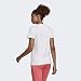 adidas W E Lin Slim T T-Shirt, Mujer, White/Black, M