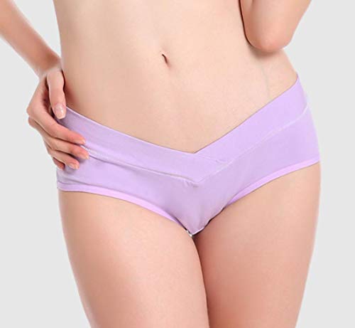 最安値 ボアソルチ マタニティ ショーツ ローライズ 妊婦用 下着 レディース パンツ 4枚 セット 無地 L の価格比較