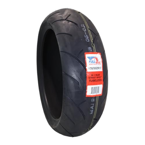 Full Bore M1 190/50ZR17 Rear Motorcycle Tire High-Performance Radial Superior Grip & Handling for Street Bikes 190/50-17 USA Family Owned
