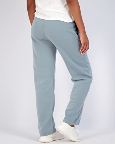Real Essentials 3 Pack: Women's Relaxed Fit Fleece Open Bottom Sweatpants - Casual Athleisure (Available in Plus)4