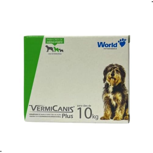 VermiCanis Plus 10kg c/ 4 Comprimidos de 800mg