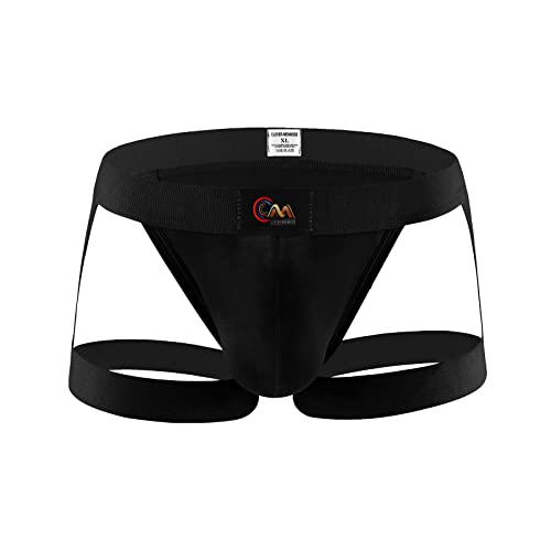 Evankin Men Sexy Briefs Hollow Out Cotton Underwear Jockstrap Leggings Bulge Pouch Lingerie