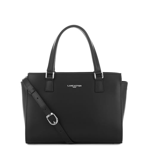 LANCASTER Sac a main en cuir Ref 38651 Noir 29 * 21*