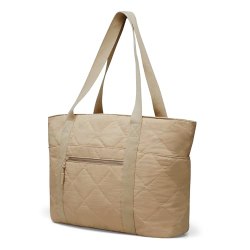 Sac fourre-tout ordinateur portable femme sac à main matelassé léger imperméable travail plage