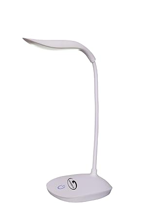 MAGBHA Study Lamp Led Touch On/Off Switch Student Study Reading Dimmer Led Table Lamps White Desk Light Lamp (Multicolor,Plastic, Pack of 1)