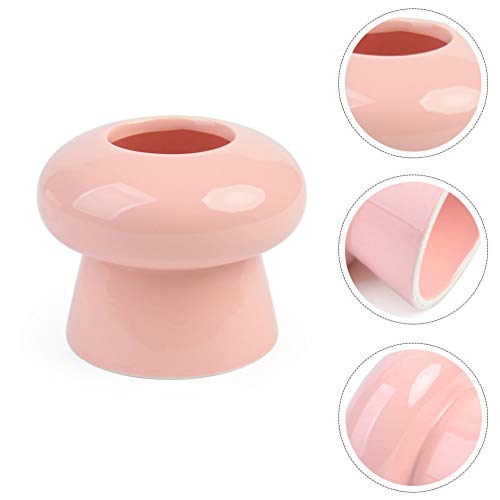 ULTECHNOVO Tigela de Cerâmica para Animais de Estimação Tigela de Água Com Pés Altos para Animais de