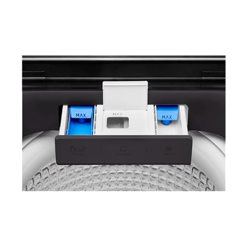 غسالة فوق أوتوماتيك بمحرك انفرتر بنظام الحركة المباشرة مع لوحة تحكم في الجزء الخلفي وباب سهل الإغلاق من هاير، لون فضي غامق، سعة 11 كجم - HWM110-B2178S