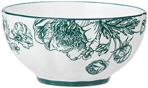 Diningware Household Bowls Underglaze Painted Ceramic Soup Rice Tableware Salad