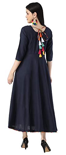 Image of DHRUVI TRENDZ Women's Rayon Kurta
