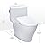 TOTO® WASHLET®+ Nexus® 1G® One-Piece Elongated 1.0 GPF Toilet with Auto Flush S7 Contemporary Bidet Seat, Cotton White - MW6424726CUFGA#01