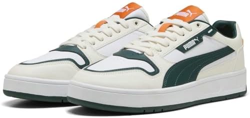 Puma Court Classic Street, Unisex Sneaker, Puma White-Dark Myrtle-WARM White,