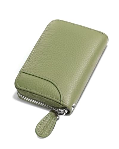 [GADIEMKENSD] 財布 Rfid レザー カードケース カード入れ 大容量 小銭入れ メンズ Card Wallet Men Women Rfid 本革 カード クレジットカード 小銭ケース 財布 メンズ レディース コインケース キーケース エンドウ豆の新芽