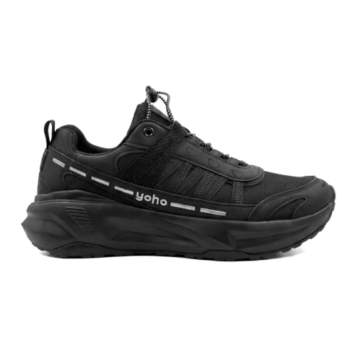 Image of YOHO Men's Sneakers Jipsi | Stylish, Comfortable, Anti Skid & Breathable | Walking, Jogging & Lace Up Casual Sport Shoes for Man /Gents