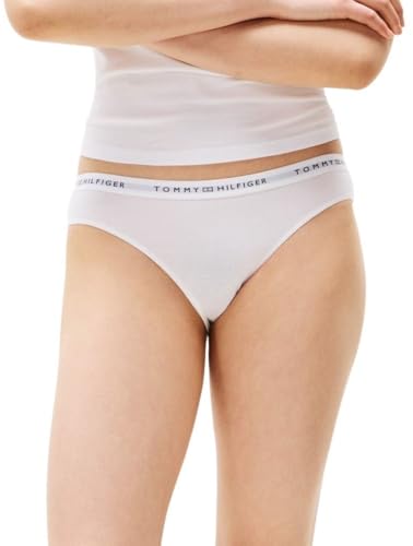 Tommy Hilfiger Women's Pt Cotton Bikini UW0UW05876 Brief, WHITE (White), XL