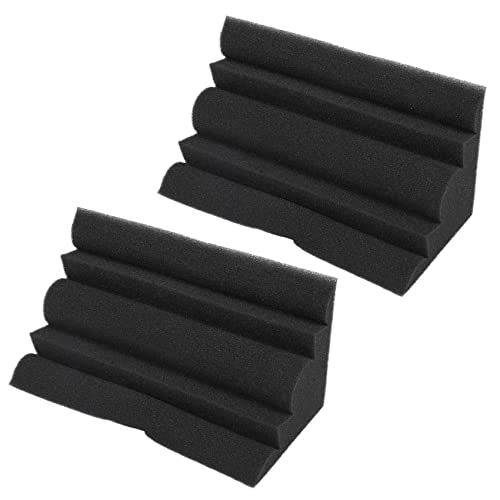 Mauedest 8 piezas Corner Bass Trap Studio Sound Absorption Foam 12 x 12 x 24cm
