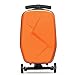 Scooter Luggage For Kids & Adults， Hardside Ride On Suitcase For Kids Ages 4-15 Multifunctional Lightweight Foldable Carry On Luggage With Wheels Ride On For Children Teenagers（Orange）